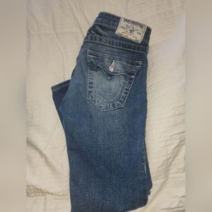 True Religion Crystal Capri